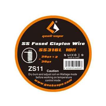 Geekvape SS Fused Clapton Wire ZS11