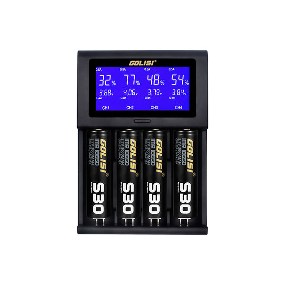 Golisi I4 2A Smart USB Charger with LCD Screen