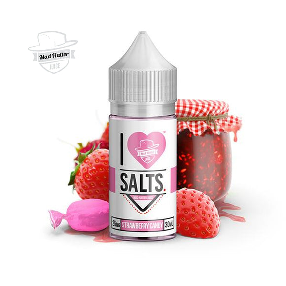 I LOVE SALTS BY MAD HATTER - STRAWBERRY CANDY - VAYYIP