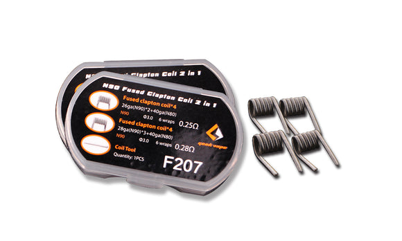 N90 Fused Clapton Premade Coil 2 in 1