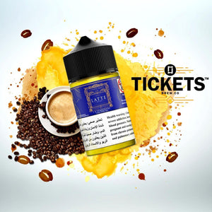 TICKETS BREW - LATTE (ESMA Approved) - 50ml