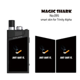 Skin Decal for SMOK TRINITY ALPHA (Decal Only, Device is Not Included)-Just Quit It-VAYYIP