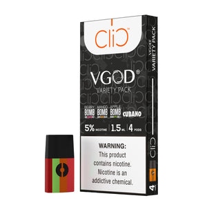 CLIC VGod Variety Pack 1.5ml Pods (4 count)