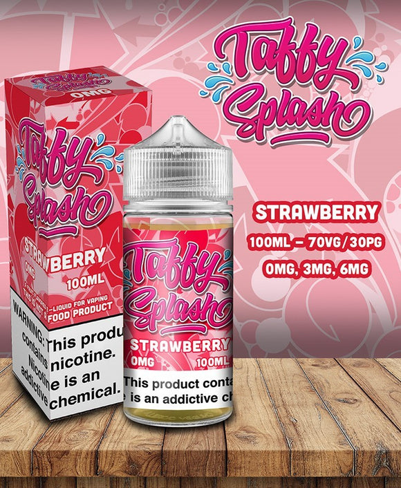 Strawberry Taffy E-Liquid by Taffy Splash 100ml