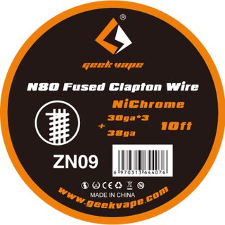 GEEK VAPE - N80 Fused Clapton Wire - ZN09