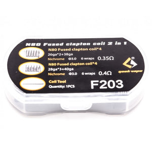 GeekVape F203 Fused Clapton Coil 2 in 1 Coil Kit