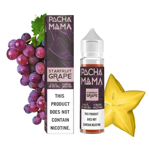 Pachamama Salts SubOhm - Starfruit Grape by Charlie`s Chalk Dust 60ml