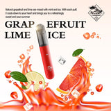 TUGBOAT V4(CASL) DISPOSABLE POD DEVICE-Grape Fruit Lime Ice-VAYYIP